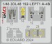 SPACE 3D Detailset Douglas A4B Skyhawk Instrument panel and Seatbelts (Hobby 2000/ Hasegawa) 3DL48192