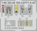 SPACE 3D Detailset Douglas A4C Skyhawk Instrument panel and Seatbelts  (Hobby 2000/ Hasegawa)  3DL48193