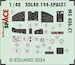SPACE 3D Detailset Morane Saulnier MS406C.1 Instrument panel and Seatbelts (Dora Wings) 3DL48194