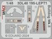 SPACE 3D Detailset Bristol Bulldog MKII  Instrument panel and Seatbelts  (Airfix)  3DL48195