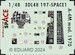 SPACE 3D Detailset A4M Skyhawk Mod. 1970 Instrument panel and Seatbelts (Magic factory) 3DL48197