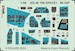 SPACE 3D Detailset Mil Mi24P Hind Instrument panels and Seatbelts (TrumpeterMagic factory) 3DL48199