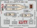 SPACE 3D Detailset P39N Airacobra Instrument panels and Seatbelts (Arma Hobby) 3DL48201