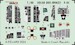 SPACE 3D Detailset F4C Phantom II Instrument panels and Seatbelts  (Hasegawa, Hobby 2000) 3DL48202