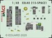 SPACE 3D Detailset A10A Thunderbolt Instrument panel and Seatbelts  (Great Wall Hobby) 3DL48213