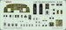 SPACE 3D Detailset B24D Liberator Instrument panel and Seatbelts  (Hobby Boss) 3DL48214