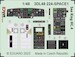 SPACE 3D Detailset Sea King HC4 Instrument panel and Seatbelts (Airfix) 3DL48224