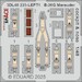 SPACE 3D Detailset B26G Marauder Cockpit and nose Instrument panel and Seatbelts (ICM) 3DL48225