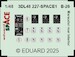 SPACE 3D Detailset B26G Marauder Rear Interior (ICM) 3DL48227