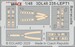 SPACE 3D Detailset Fairey Baracuda Instrument panel and Seatbelts  (Trumpeter)  3DL48235