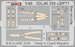 SPACE 3D Detailset Fairey Baracuda Instrument panel and Seatbelts  (Trumpeter)  3DL48235