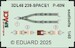SPACE 3D Detailset Curtiss P40N Instrument panel and Seatbelts  (Eduard) 3DL48238