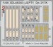 SPACE 3D Detailset Dornier Do217K Instrument Panels and Seatbelts  (ICM)  3DL48240