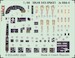 SPACE 3D Detailset Junkers Ju88A-4 Instrument Panels and Seatbelts  (ICM / Eduard) 3DL48243