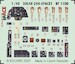 SPACE 3D Detailset Messerschmitt BF110D Instrument Panels and Seatbelts  (Eduard) 3DL48244