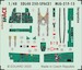 SPACE 3D  Detailset Mikoyan MiG21F-13 seatbelts and instrument panels  (TURQUOISE) (Eduard) 3DL48250