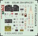 SPACE 3D Detailset P47D Thunderbolt Razorback seatbelts and instrument panels (Mini Art) 3DL48254