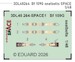 SPACE 3D Detailset Messerschmitt BF109G Seatbelts (Universal) 3DL48264