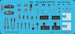 SPACE 3D  Detailset AH1Z Viper Insrument Panels and seatbelts (Hobby 2000 / Kitty Hawk) 3DL48289