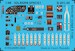 SPACE 3D Detailset B26C-45 Marauder Cockpit and nose Instrument panels and seatbelts (ICM) 3DL48294