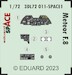 SPACE 3D Detailset Meteor MK F8 Instrument panels and seatbelts (Airfix) 3DL72011