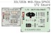 SPACE 3D Detailset Mikoyan MiG15Bis Fagot  Instrument panels and seatbelts(Eduard) 3DL72026