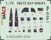 SPACE 3D Detailset Messerschmitt Me410A-1 Instrument panels and seatbelts (Airfix) 3DL72027