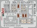 SPACE 3D Detailset Messerschmitt Me410A-1 Instrument panels and seatbelts (Airfix)  3DL72027