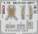 SPACE 3D Fiat CR.32 Instrument panels and seatbelts (Supermodell, Italeri) 3DL72031