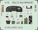 SPACE 3D Detailset Savoia Marchetti SM79 Instrument panel and seatbelts (Italeri) 3DL72032
