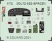 SPACE 3D Detailset Savoia Marchetti SM79 Instrument panel and seatbelts (Italeri) 3DL72032