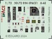 SPACE 3D Detailset A6E Intruder Instrument panel and seatbelts (Trumpeter) 3DL72034