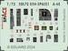 SPACE 3D Detailset A6E Intruder Instrument panel and seatbelts (Trumpeter) 3DL72034
