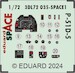 SPACE 3D Detailset P51D-5 Mustang Instrument panel and seatbelts (Eduard) 3DL72035