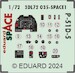 SPACE 3D Detailset P51D-5 Mustang Instrument panel and seatbelts (Eduard) 3DL72035