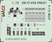 SPACE 3D Detailset F15J Eagle MSIP Instrument panel and seatbelts (Fine Molds) 3DL72038