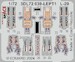 SPACE 3D Detailset L29 Delfin Instrument panels and seatbelts (AMK/Eduard/KP) 3DL72039