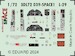 SPACE 3D Detailset L29 Delfin  Instrument panels and seatbelts (AMK/Eduard/KP) 3DL72039