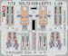 SPACE 3D Detailset L29 Delfin  Instrument panels and seatbelts (AMK/Eduard/KP)  3DL72039