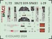 SPACE 3D Detailset L29 Delfin Instrument panels and seatbelts (AMK/Eduard/KP) 3DL72039