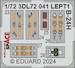 SPACE 3D Detailset B24H Liberator Instrument panels and seatbelts (Airfix) 3DL72041