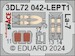 SPACE 3D Detailset Lavochkin LA7 Instrument panels and seatbelts (Eduard) 3DL72042