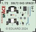 SPACE 3D Detailset Lavochkin LA7 Instrument panels and seatbelts (Eduard) 3DL72042