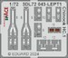 SPACE 3D Detailset Chinook HC1 Instrument panels and seatbelts (Airfix) 3DL72043