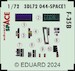SPACE 3D Detailset F35B Lightning II Instrument panels and seatbelts (Tamiya) 3DL72044
