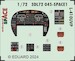 SPACE 3D Detailset Let L410UVP Instrument panels and seatbelts (Eduard) 3DL72045