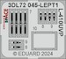 SPACE 3D Detailset Let L410UVP Instrument panels and seatbelts (Eduard) 3DL72045