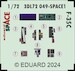 SPACE 3D Detailset F35C Lightning II Instrument panels and seatbelts (Italeri) 3DL72049