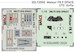 SPACE 3D Detailset Gloster Meteor FR9 Instrument panels and seatbelts (Airfix) 3DL72050