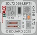 SPACE 3D Detailset Nakajima Ki43-II Hayabusa "Oscar" Instrument panels and seatbelts (Arma Hobby)  3DL72058